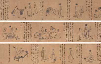 钱玉潭（款） 至大二年（1309年）作 东坡事迹 手卷